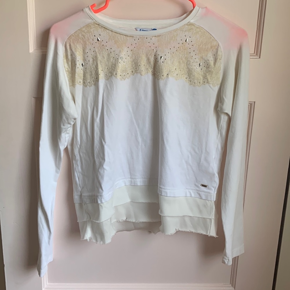 Mayoral white long‎ sleeve